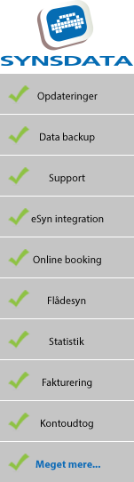 Synsdata et kom plet system til syn